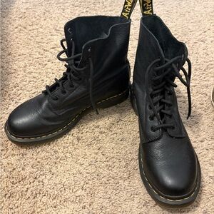Dr. Martens Black Leather Boots